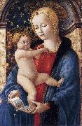 Master of The Castello Nativity Madonna and Child oil
